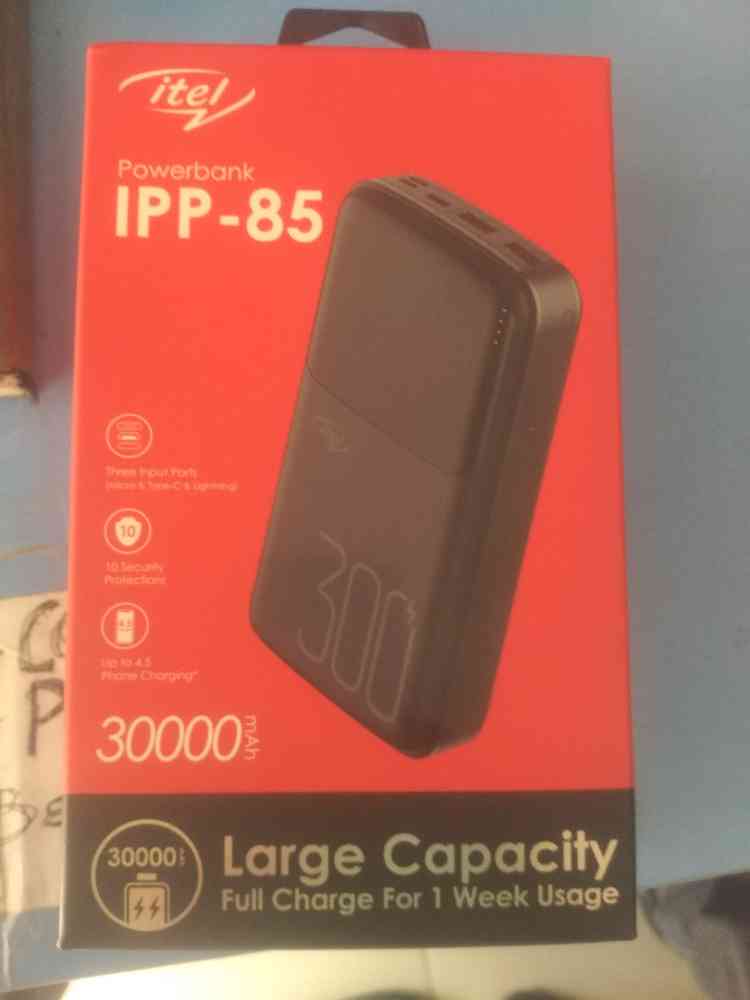 Itel IPP 85 power bank 30,000 mah image - Mobimarket