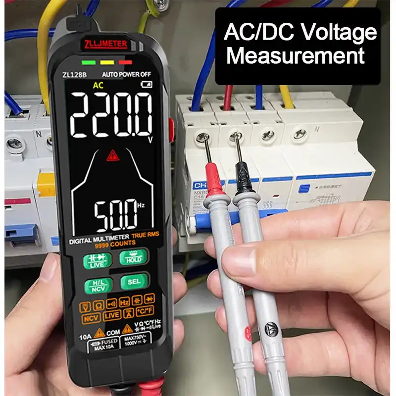 Multimetro Digital Profesional AC DC Current Voltage image - Mobimarket