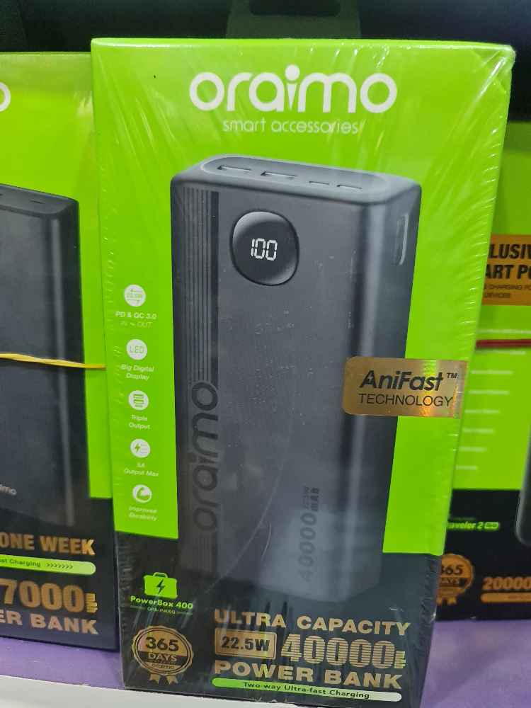 Original oraimo power 40.000nar image - Mobimarket