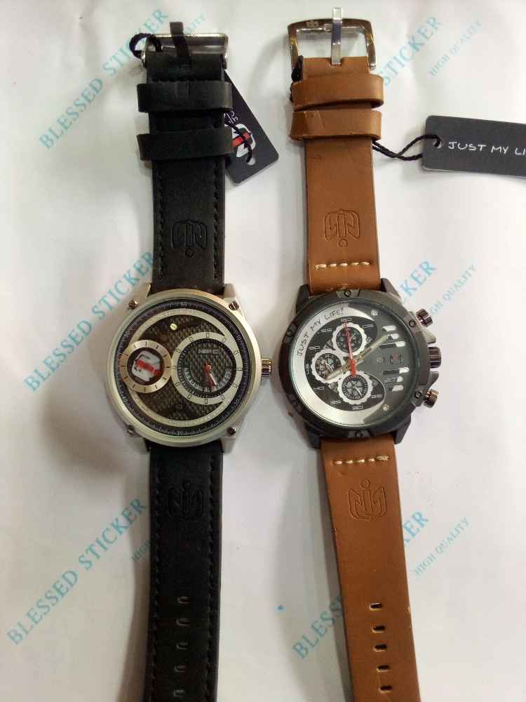 Leather wrist watch image - mobimarket