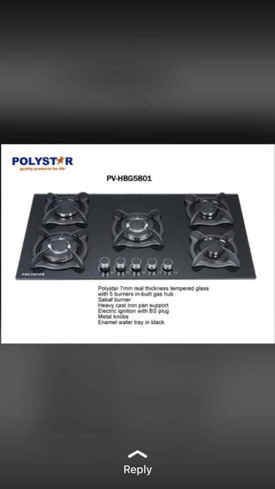 Polyester gas cooker image - Mobimarket
