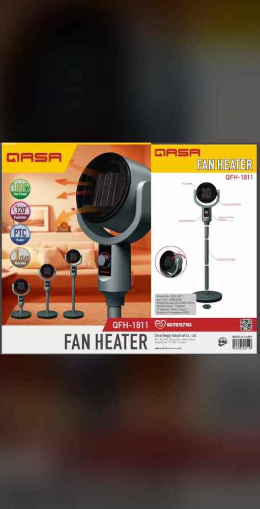 Qasa fan heater image - Mobimarket