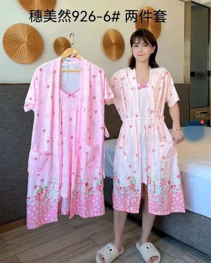 2 Piece chase night gown image - Mobimarket