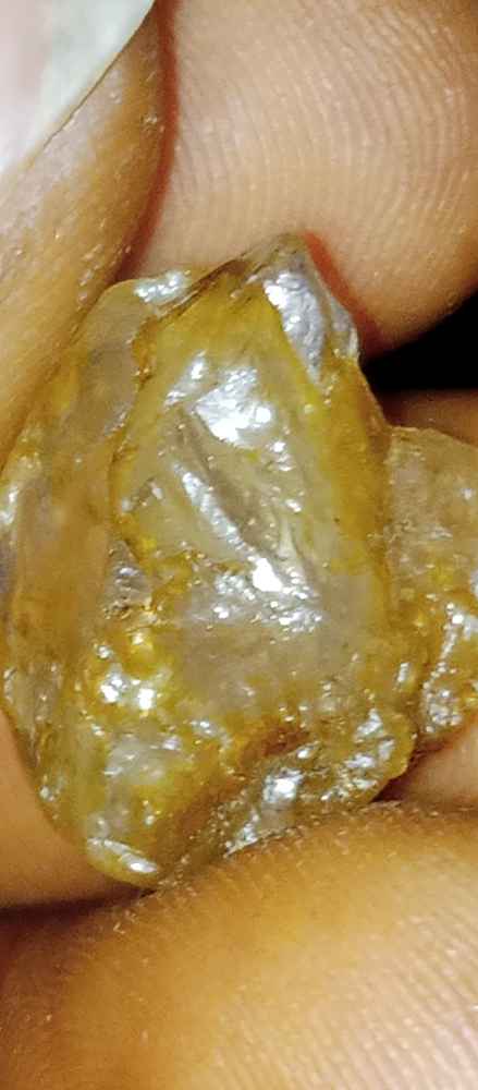 Carbonado black rough diamond stone image - Mobiarket