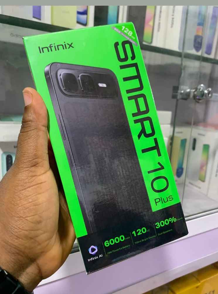 Infinix smart 10 plus [4gb ram and 128gb rom] 6000mah battery image - Mobi market