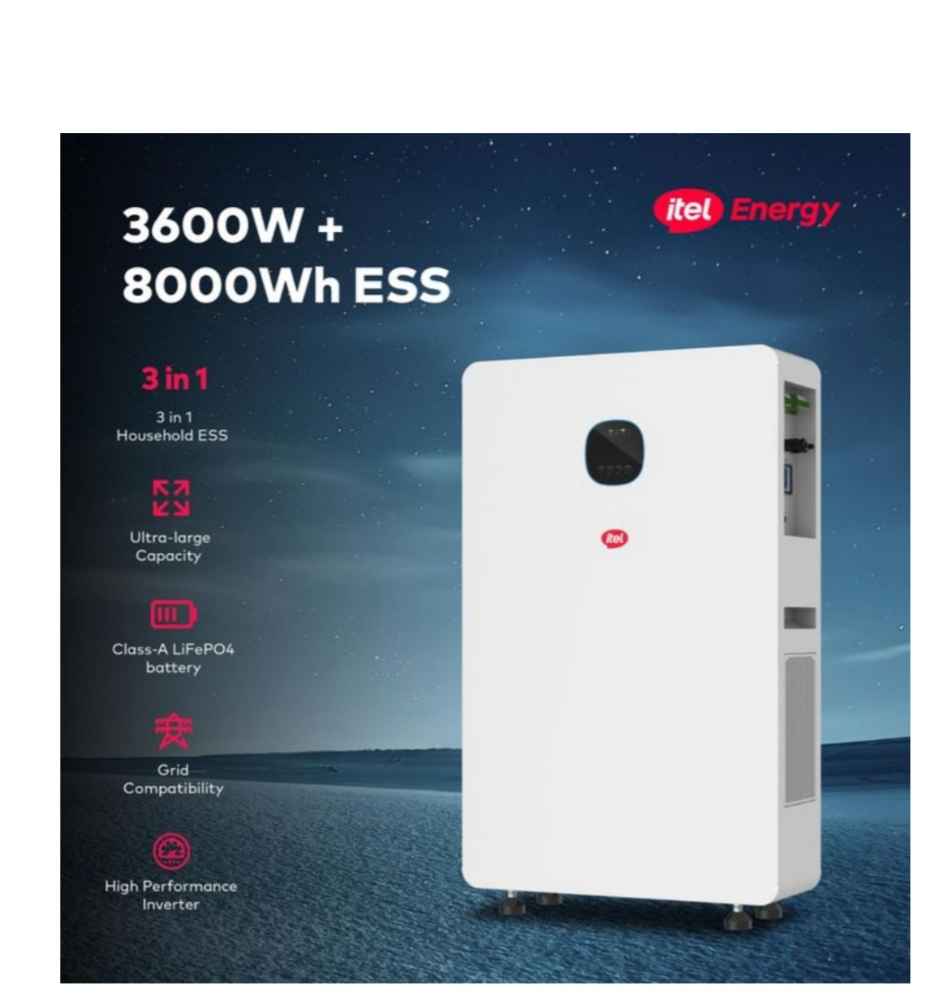 Itel 3600w+8000wh ESS solar generator image - mobimarket