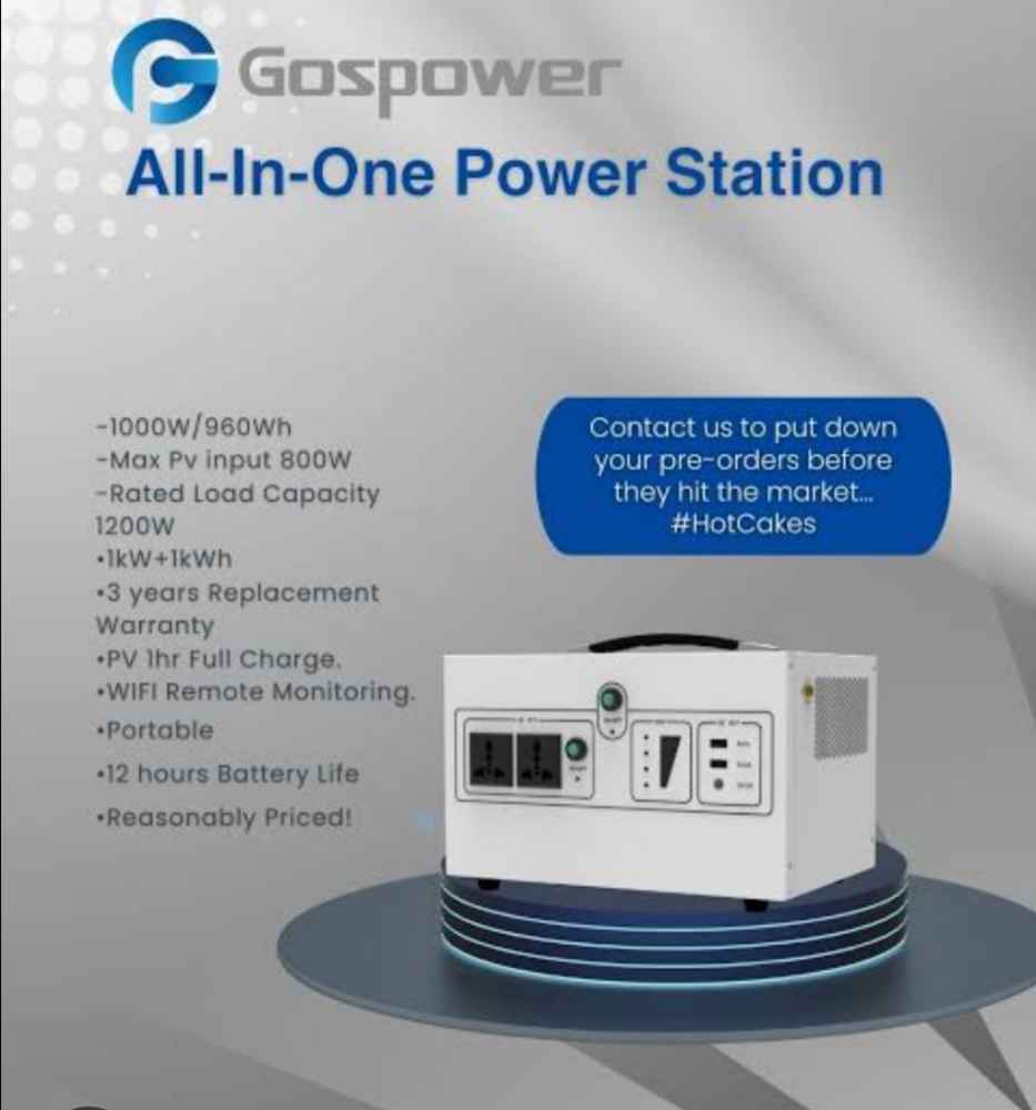 Gospower solar system 800wAnd2000kwh image - Mobi market