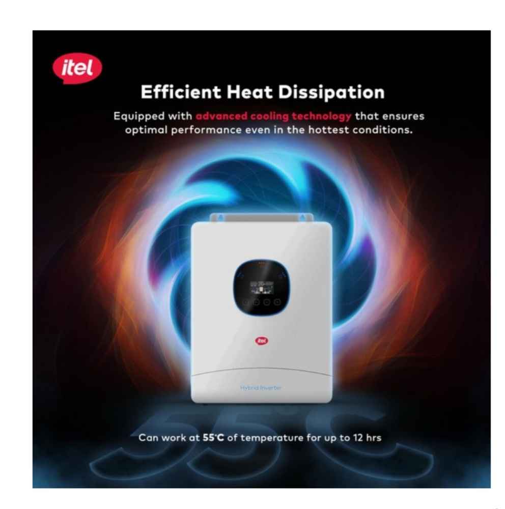 Itel 6kw+48v Hybrid inverter system image - mobimarket