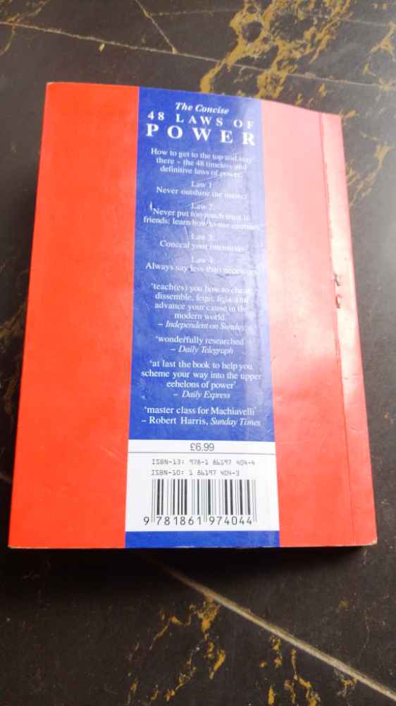 The 48 laws of power by Robert Greene image - mobimarket