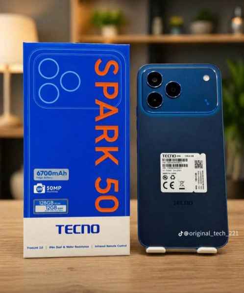Tecno spark 50 [4gb ram and 128gb rom] 67000 mah ba3 image - Mobimarket