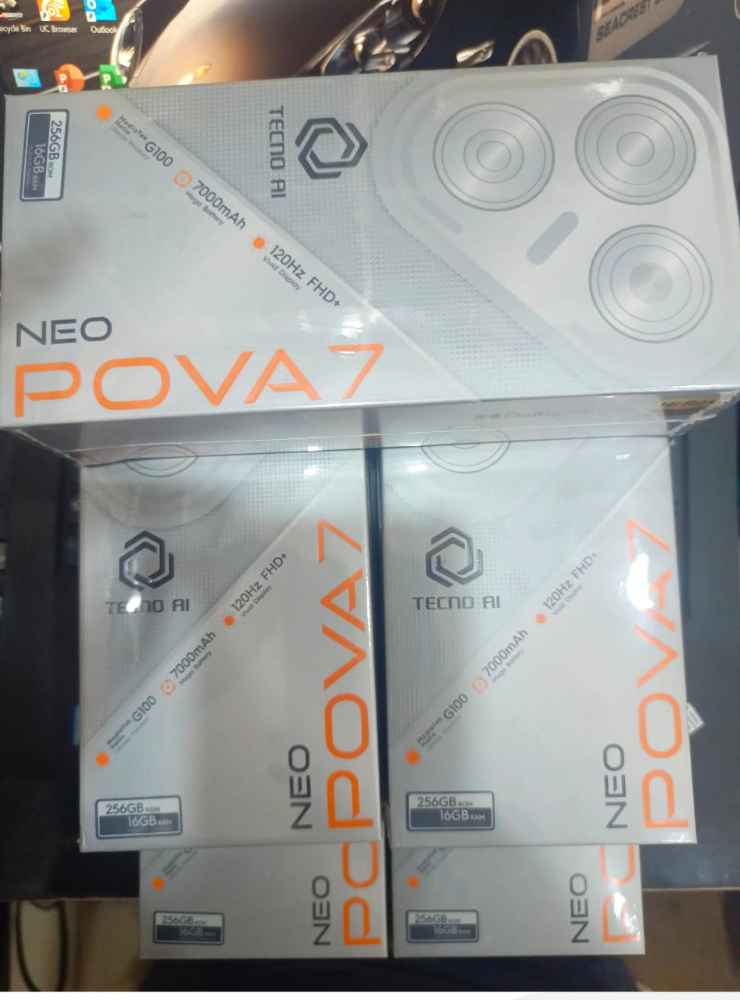Tecno pova 7 neo [8gb and 256gb] 7000 mah ba3 image - Mobimarket