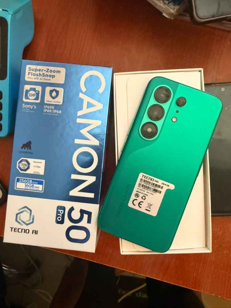 Tecno camon 50 pro [8gb ram and 256gb rom] image - Mobi market