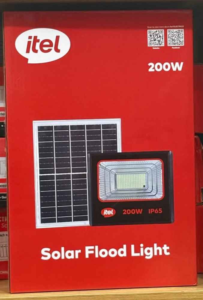 Itel Solar Flood light 200w image - Mobi market