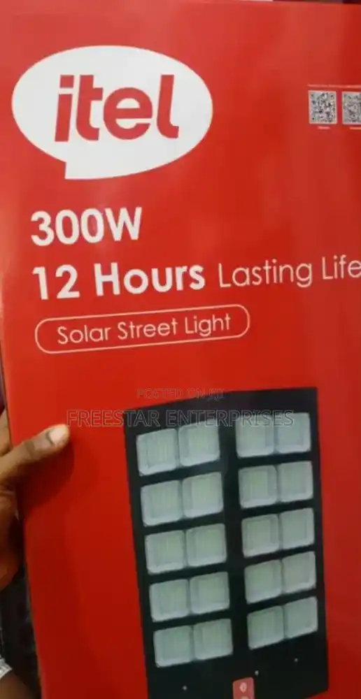 300w itel Solar Street light image - Mobi market