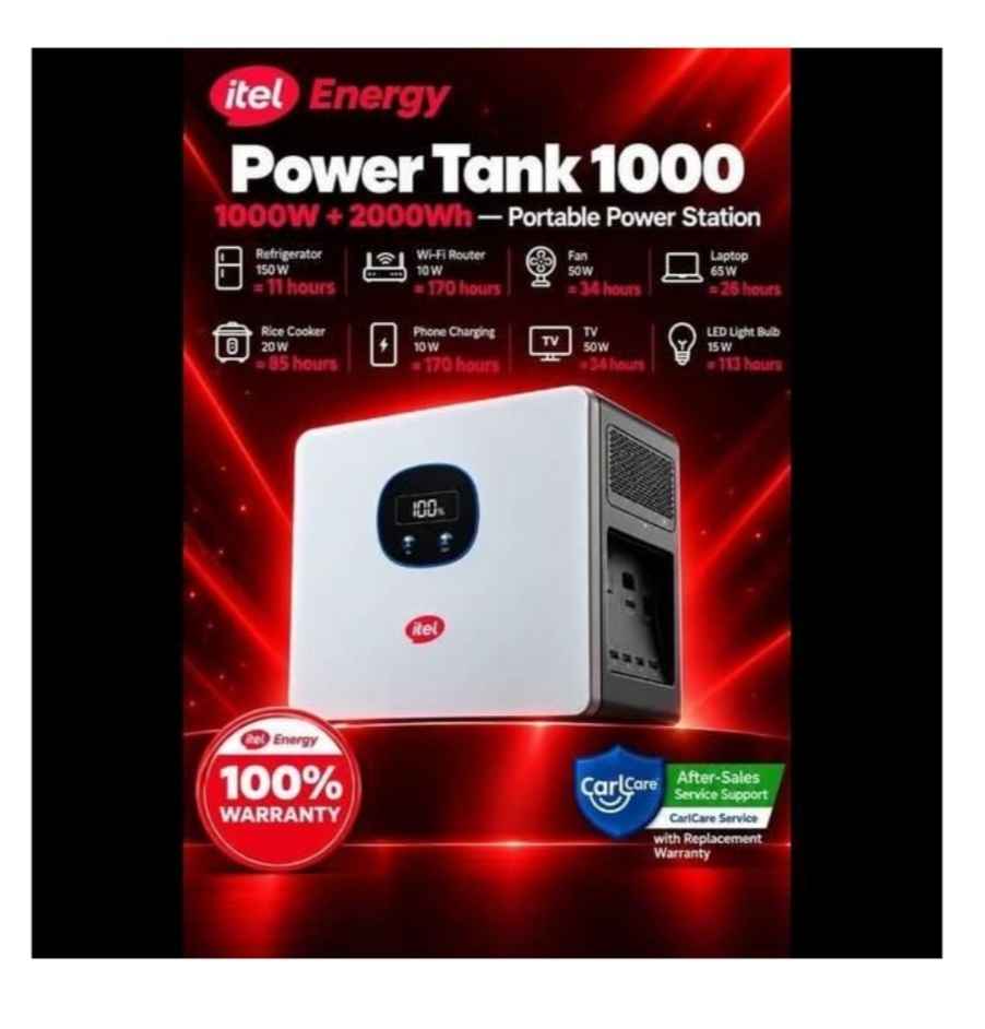 Itel Power Tank 1000w image - mobimarket